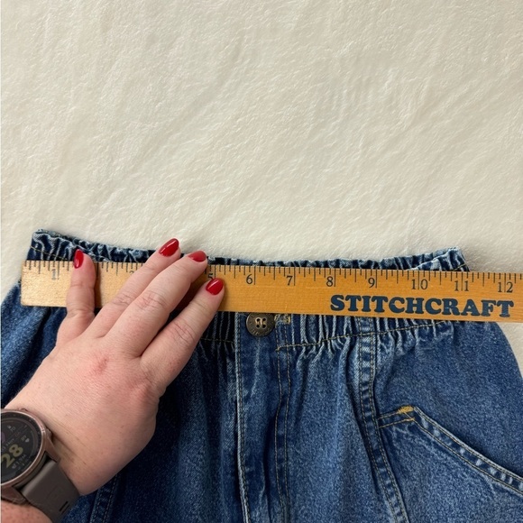 Vintage Cherokee Jeans 8 Women’s Denim Paper Tag barrel elastic 90s Mom Jeans - Picture 11 of 16